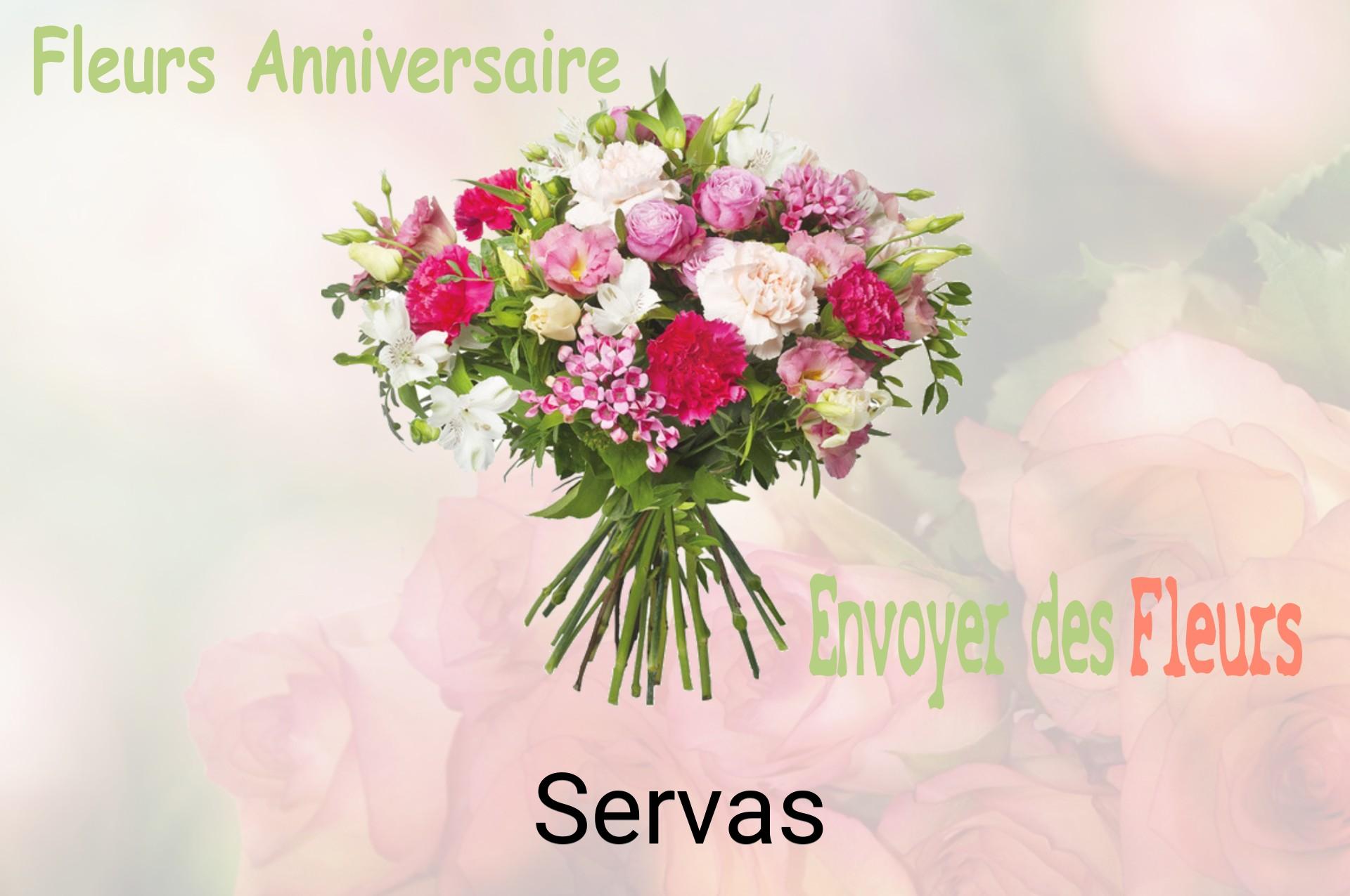 Bouquet de fleurs d’anniversaire livré à Servas