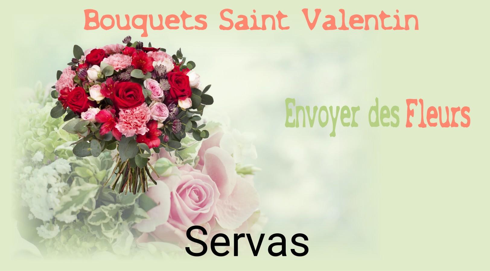 Roses de Saint-Valentin livrées à Servas